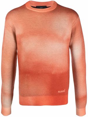 Alanui Dusty Road bandana jumper - Orange
