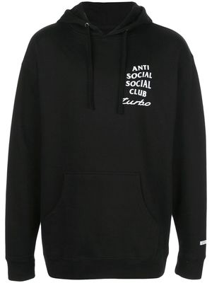 Anti Social Social Club Turbo print hoodie - Black