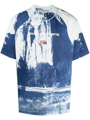 Alexander Wang Cathedral Rock crew-neck T-shirt - Blue