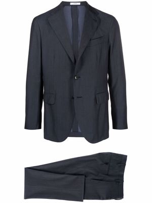 Boglioli fitted single-breasted suit - Blue