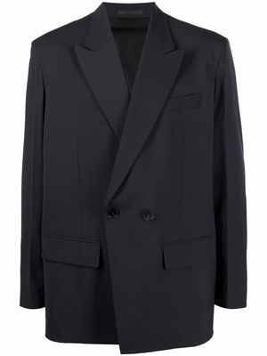 Valentino double-breasted wool blazer - Grey