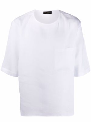 Dell'oglio short-sleeve linen T-shirt - White