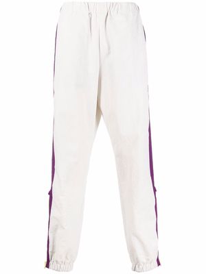Kenzo side stripe track pants - White