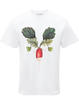 JW Anderson veggie-print boxy-fit T-shirt - White