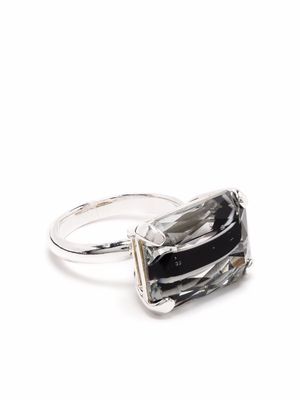 Wouters & Hendrix crystal-embellished band ring - Silver