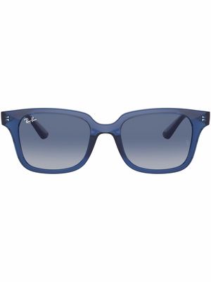 Ray-Ban RB9071S rectangle-frame sunglasses - Blue