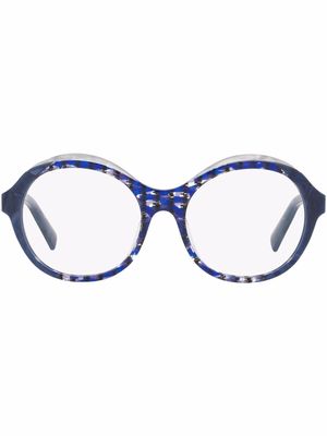 Alain Mikli Floretta round-frame glasses - White