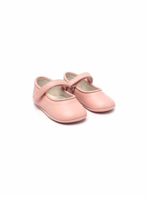Andrea Montelpare touch-strap ballerina shoes - Pink