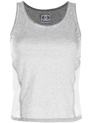 Chanel Pre-Owned 2004 Sports Line panelled tank top - Grey