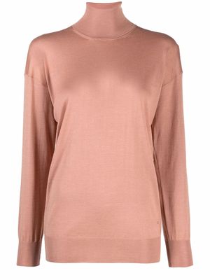 TOM FORD high-neck knitted long-sleeve top - Pink
