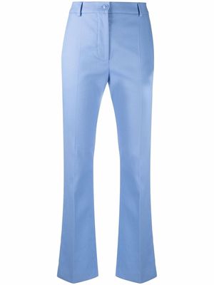 Boutique Moschino high-rise flared trousers - Blue
