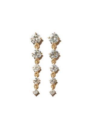Lizzie Mandler Fine Jewelry 18kt yellow gold Éclat Five Drop diamond earrings