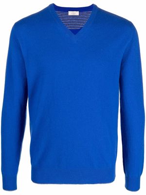 Altea V-neck knitted jumper - Blue