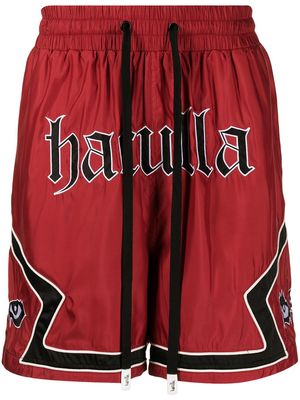 Haculla Gothic Haculla track shorts - Red
