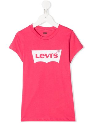 Levi's Kids logo print T-shirt - Pink