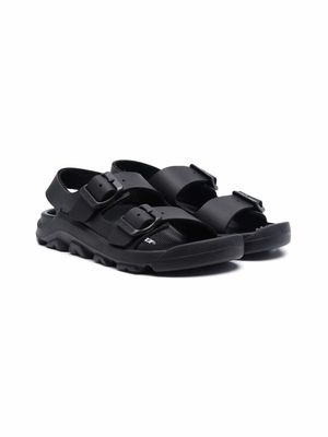 Birkenstock Kids Mogami Birko-Flor slingback sandals - Black