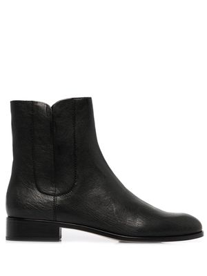 Loeffler Randall leather ankle boots - Black