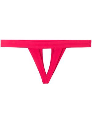 Maison Close Tapage Nocturne open thong - Red