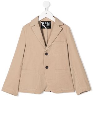 Paolo Pecora Kids single-breasted blazer - Neutrals