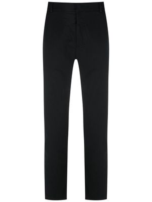 Handred buttoned slim trousers - Black