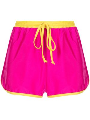 Duskii colourblock swim shorts - Pink