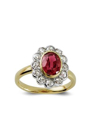 Pragnell Vintage 18kt yellow and white gold spinel ring