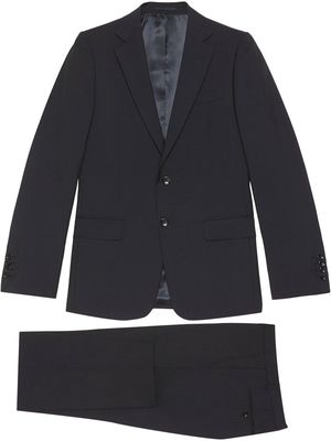 Gucci slim-fit mohair suit - Blue