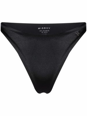 MISBHV 80s high-leg bikini bottoms - Black