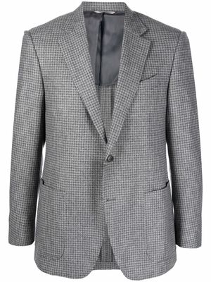 Canali fitted single-breasted blazer - Grey