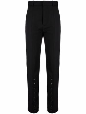 Y/Project high-waisted slim fit trousers - Black