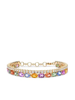 Pragnell Rainbow two-row bracelet - Pink