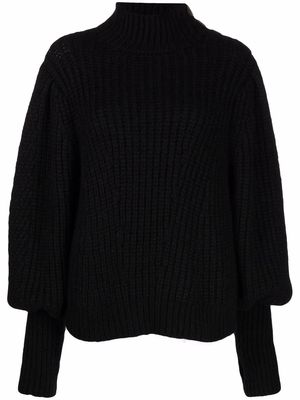 Ulla Johnson Alana turteneck long-sleeve sweater - Black