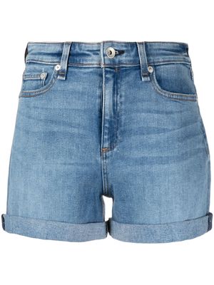 Rag & Bone Nina high-rise shorts - Blue