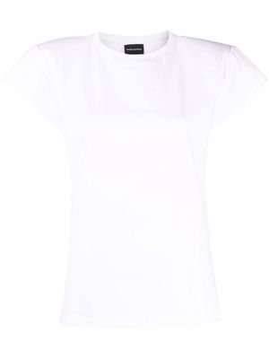 Magda Butrym cap-sleeves cotton T-shirt - White