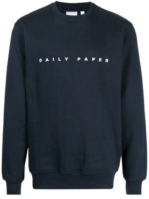 Daily Paper logo-print sweatshirt - Blue