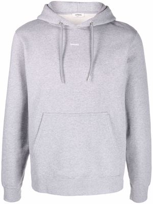 SANDRO logo-print cotton hoodie - Grey