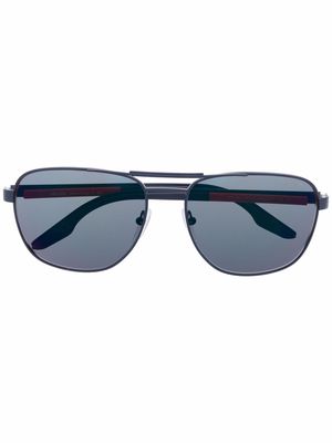 Prada Eyewear Linea Rossa Stubb polarised-lens sunglasses - Blue