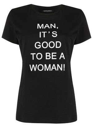 Marlies Dekkers 'man, it's good to be a woman' T-shirt - Black