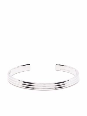 Missoma fused triple ridge cuff bracelet - Silver
