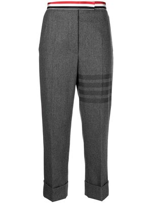 Thom Browne 4-Bar motif tailored trousers - Grey