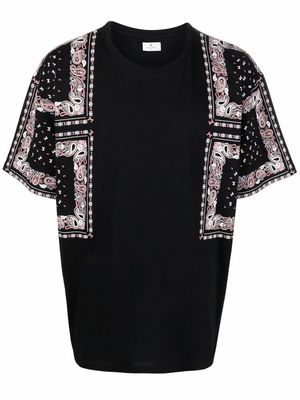 ETRO bandana-print cotton T-shirt - Black