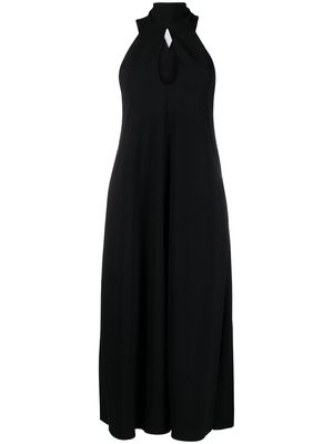 Victoria Beckham cutout halterneck dress - Black