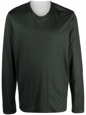 Sease long-sleeved jersey T-shirt - Green
