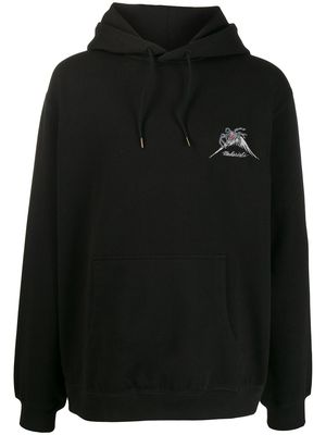 Maharishi Skull Tour organic-cotton hoodie - Black