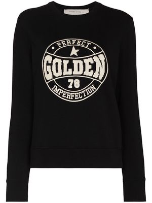 Golden Goose Athena logo-print sweatshirt - Black