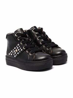 LIU JO Alicia leather sneakers - Black