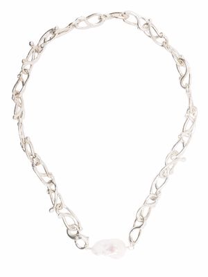 Alighieri The Road Less Travelled necklace - Silver
