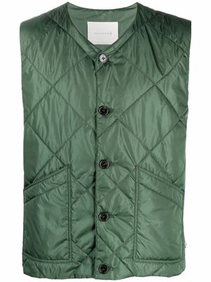 Mackintosh Hig quilted liner vest - Green