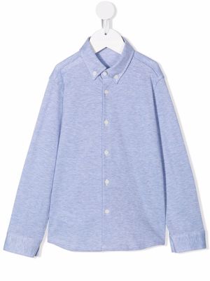Il Gufo classic button down shirt - Blue