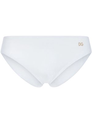 Dolce & Gabbana branded bikini bottom - White